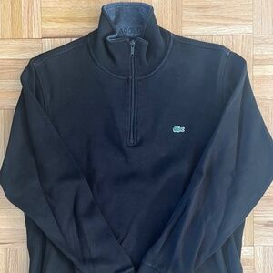 Lacoste Black Kids XXL Quarter Zip